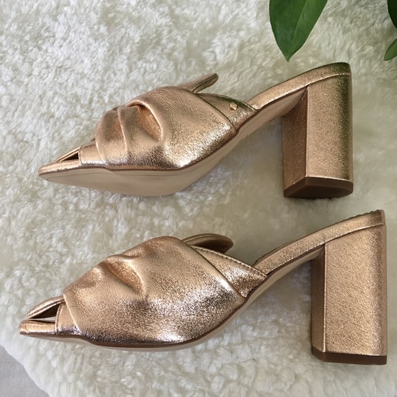 Sam Edelman | Oda Gold Knot Mules - Picture 6 of 15